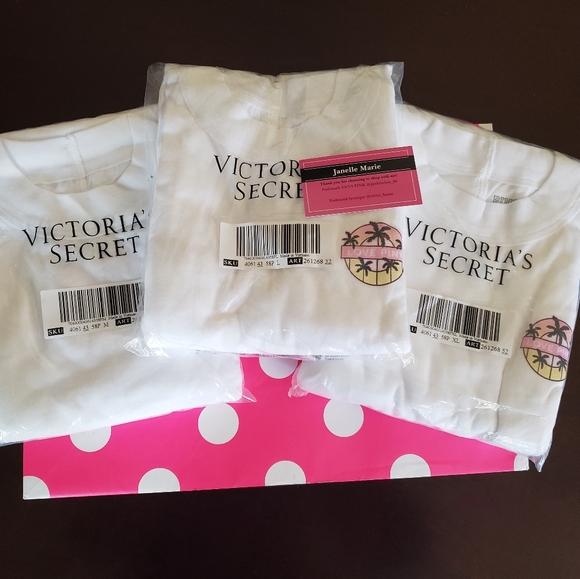 🔥VS PINK MOCK NECK LONG SLEEVE TEE - Picture 5 of 5